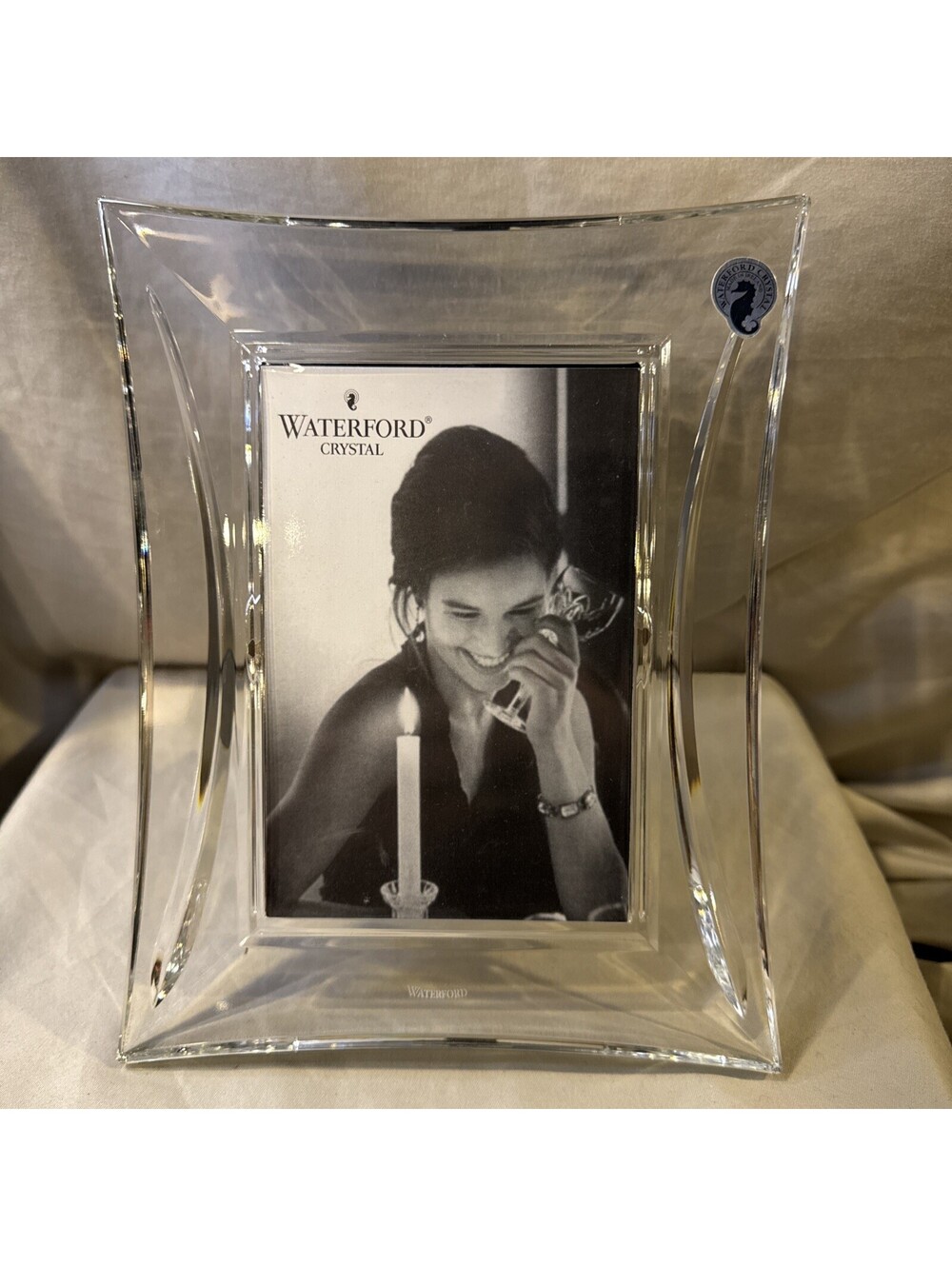 Waterford Crystal Siren 4x6 Picture Frame Lead Glass NEW